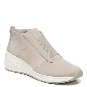 Ryka Womens Gwyn Taupe Wedges Casual Padded Insole Ankle Boots Shoes NWT